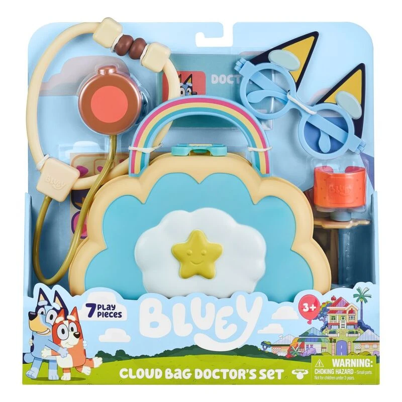 Bluey Cloud Bag Doctor's Playset 7 Pieces 3 Bluey Cloud Bag Doctor's Playset 7 Pieces