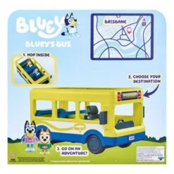 Bluey's Brisbane Adventure Bus Playset With Figurines -Toy Supplies Store MOO0360 6