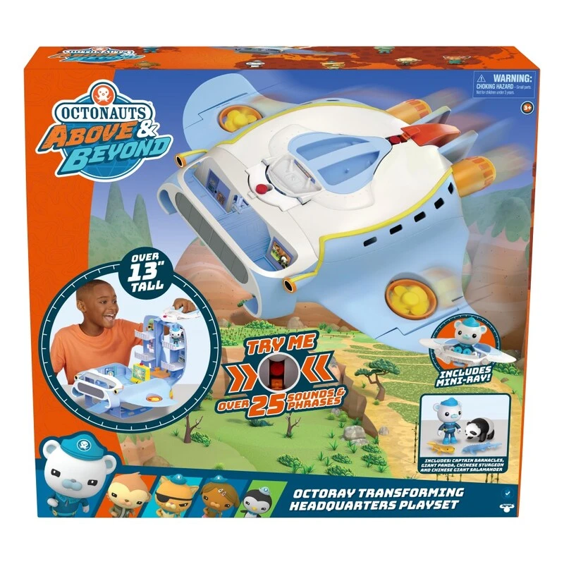 Octonauts Octoray Transforming Adventure Playset Series 1 3 Octonauts Octoray Transforming Adventure Playset Series 1