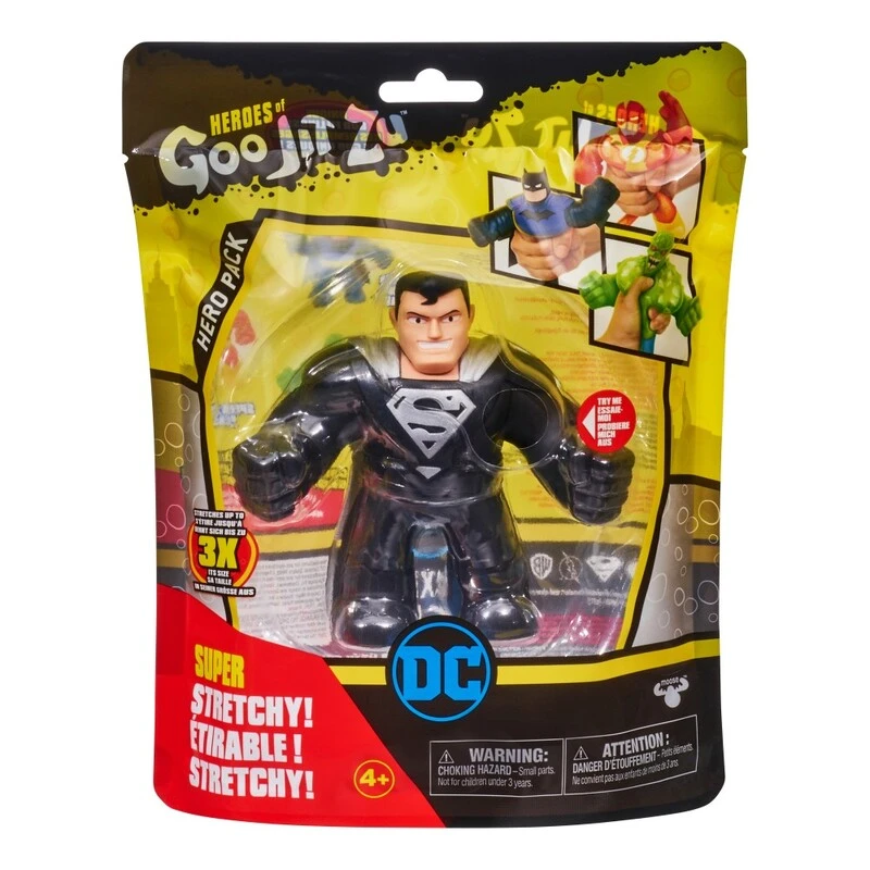 Heroes Of Goo Jit Zu DC Kyptonian Steel Superman Hero Pack Series 4 3 Heroes Of Goo Jit Zu DC Kyptonian Steel Superman Hero Pack Series 4