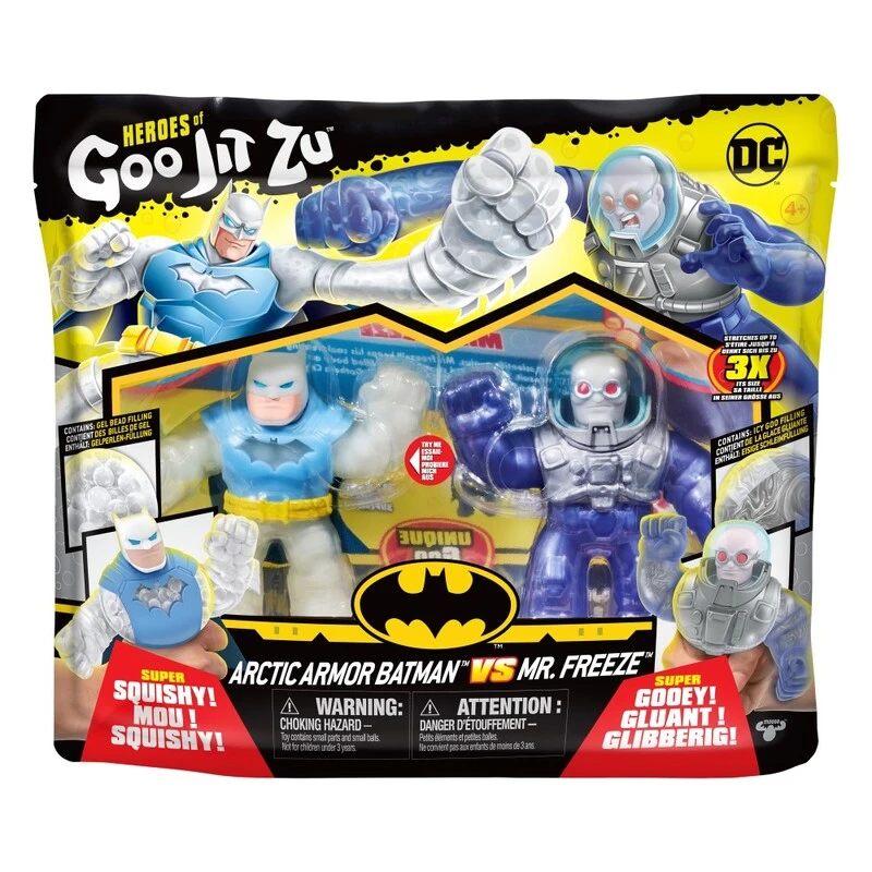 DC COMICS Heroes Of Goo Jit Zu DC Arctic Armor Batman Vs Mr Freeze Versus Pack Series 4 3 DC COMICS Heroes Of Goo Jit Zu DC Arctic Armor Batman Vs Mr Freeze Versus Pack Series 4