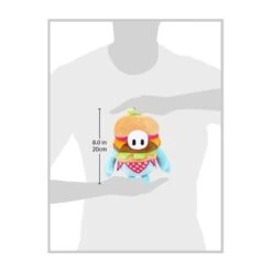 Fall Guys Ultimate Knockout Tasty Burger Plush Toy Small 20cm -Toy Supplies Store MOO0417BURGER 2