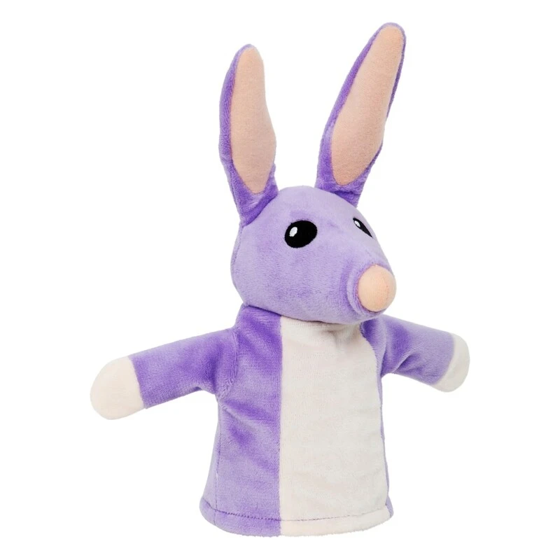 Bluey Friends Bob Bilby Hand Puppet Plush Toy 20cm 4 Bluey Friends Bob Bilby Hand Puppet Plush Toy 20cm - Image 2