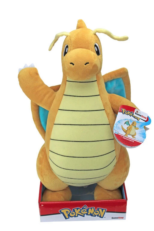 NINTENDO Pokemon Dragonite Plush Toy 30cm Orange 3 NINTENDO Pokemon Dragonite Plush Toy 30cm Orange