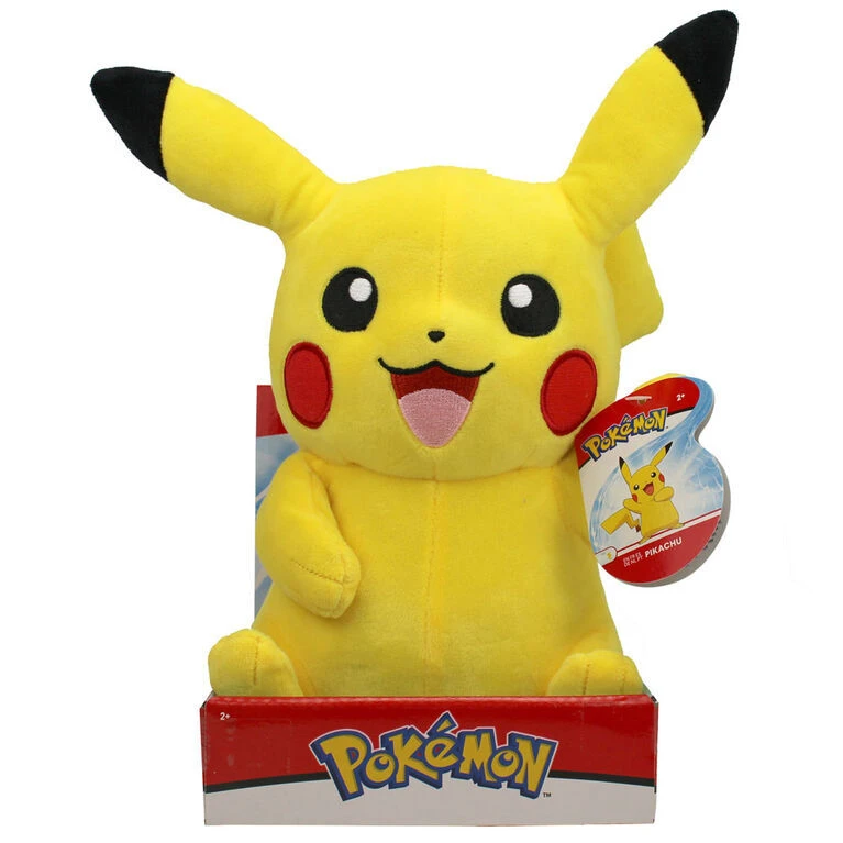 NINTENDO Pokemon Pikachu Laughing Plush Toy 30cm Yellow 3 NINTENDO Pokemon Pikachu Laughing Plush Toy 30cm Yellow