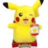 NINTENDO Pokemon Pikachu Winking Plush Toy 30cm Yellow 2 NINTENDO Pokemon Pikachu Winking Plush Toy 30cm Yellow -Toy Supplies Store VRD00007PIKACHUWINK