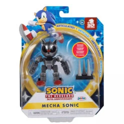 Sonic The Hedgehog Sonic Mecha Sonic Articulated Figure 10cm