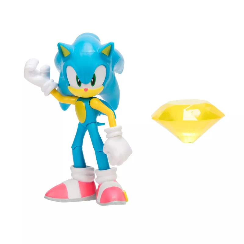 Sonic The Hedgehog Modern Sonic With Chaos Emerald Figure 10cm 4 Sonic The Hedgehog Modern Sonic With Chaos Emerald Figure 10cm - Image 2