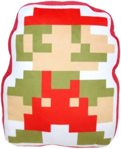 Nintendo Super Mario Mario 8 Bit Plush Pillow 35cm